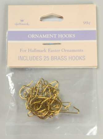 1990 Hallmark Easter Ornaments Easter Ornament Hooks-Set Of 25 - Boxed