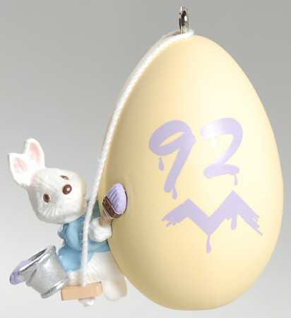 1992 Hallmark Easter Ornament Eggpert Painter - Boxed