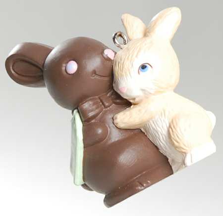 1992 Hallmark Easter Ornament Somebunny Loves You - Boxed