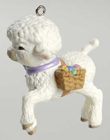 1994 Hallmark Easter Ornaments Joyful Lamb - Boxed