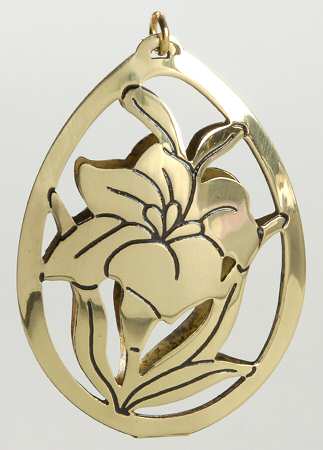 1995 Hallmark Easter Ornaments Elegant Lily - Boxed