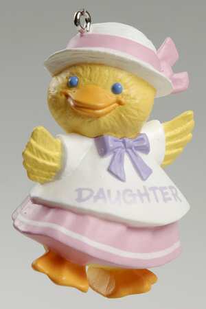 1995 Hallmark Easter Ornaments Daughter - Boxed