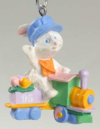 1995 Hallmark Easter Ornaments Easter Eggspress - Boxed