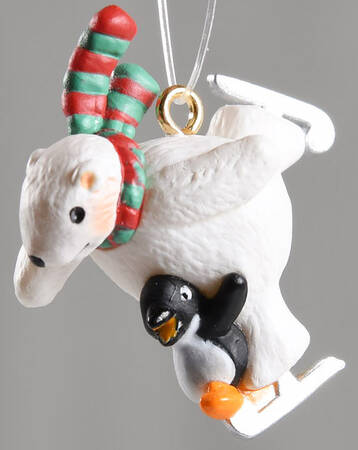 1997 Hallmark Christmas Ornaments Polar Buddies - Boxed
