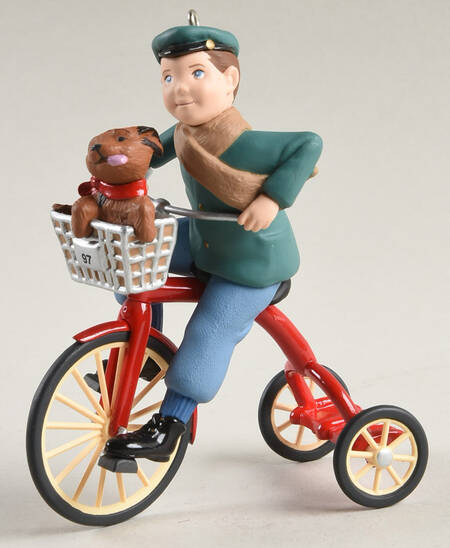 1997 Hallmark Christmas Ornaments Biking Buddies - No Box