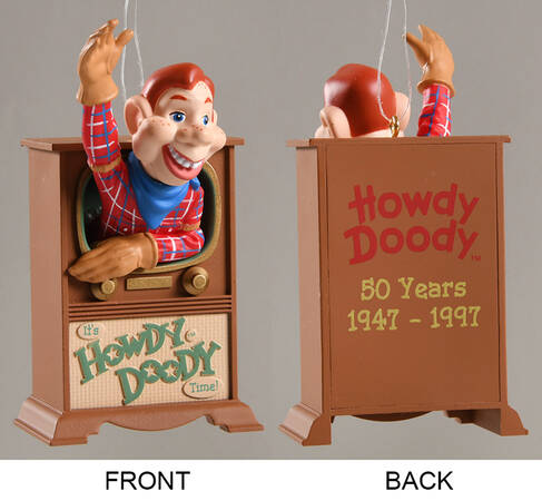 1997 Hallmark Christmas Ornaments Howdy Doody - Boxed