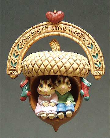 1997 Hallmark Christmas Ornaments Our First Christmas Together - Boxed
