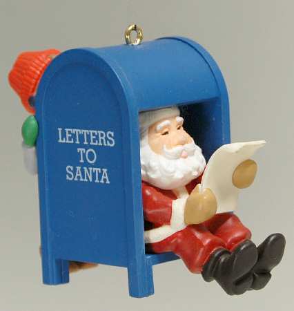 1997 Hallmark Christmas Ornaments Santa Mail - Boxed