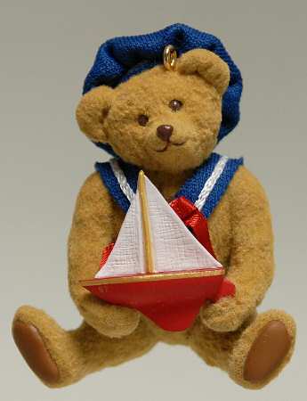 1997 Hallmark Christmas Ornaments Sailor Bear - Boxed