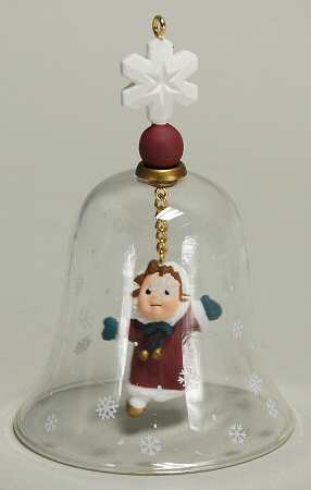 1997 Hallmark Christmas Ornaments Swinging In The Snow - Boxed