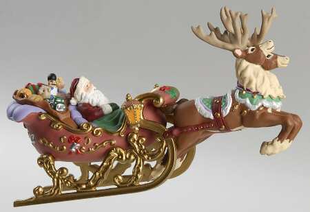 1997 Hallmark Christmas Ornaments Santa's Magical Sleigh - Boxed