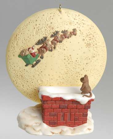 1997 Hallmark Christmas Ornaments Happy Christmas To All - Boxed