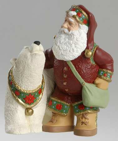 1997 Hallmark Christmas Ornaments Santa's Polar Friend - Boxed