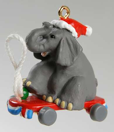 2000 Hallmark Christmas Ornaments Loyal Elephant - Boxed