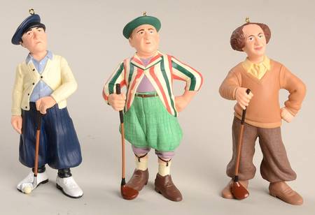 The Three Stooges Larry, Moe & Curly-Golfing - Boxed