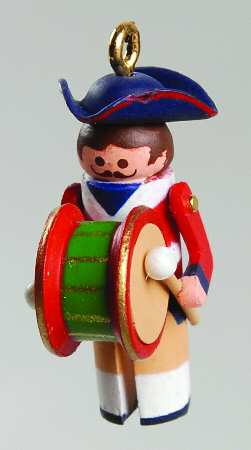 Clothespin Soldier-Miniature Soldier With Drum - Boxed