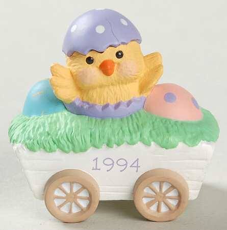 Merry Miniatures 1994 Chick In Wagon - Boxed