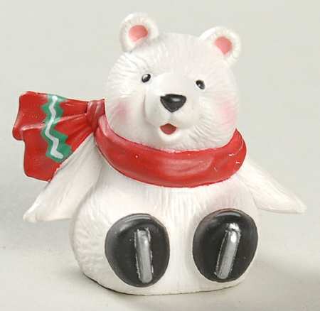 Merry Miniatures 1994 Bear On Skates - Boxed