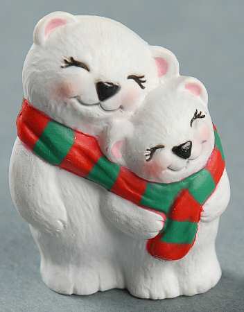 Merry Miniatures 1994 Polar Bears - Boxed