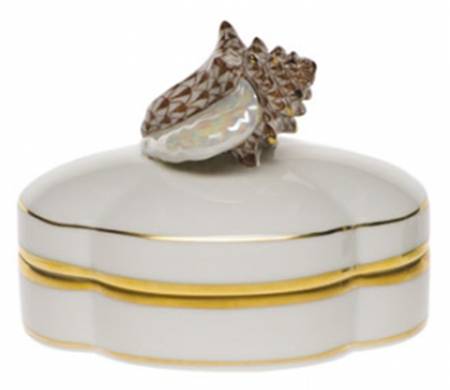 Boxes Neptune Box Conch Shell-Chocolate - No Box