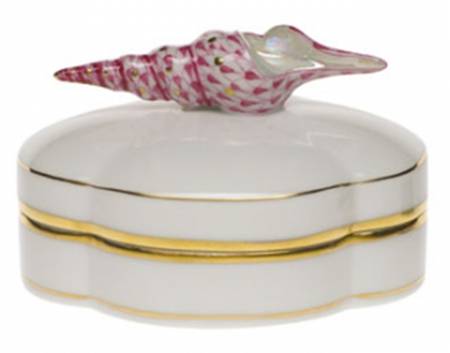 Boxes Neptune Box Turritella Shell-Raspberry - No Box