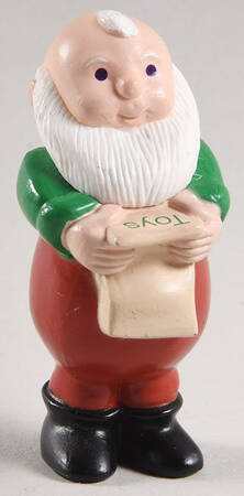 Merry Miniatures 1989 Mr. Santa With Lis - No Box
