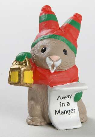 Merry Miniatures 1989 Bunny Caroler - Boxed
