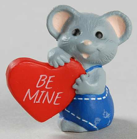 Merry Miniatures 1989 Grey Mouse - With Box