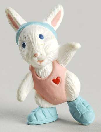 Merry Miniatures 1991 Aerobic Bunny - No Box