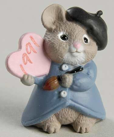 Merry Miniatures 1991 Artist Mouse - Boxed
