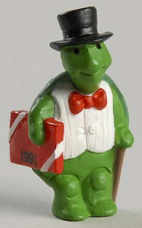 Merry Miniatures 1991 Gift Bringer Turtle - Boxed