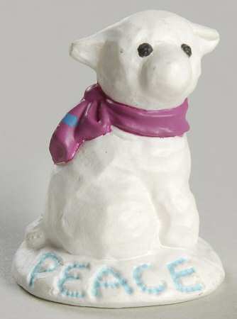Merry Miniatures 1991 Snow Lamb - Boxed