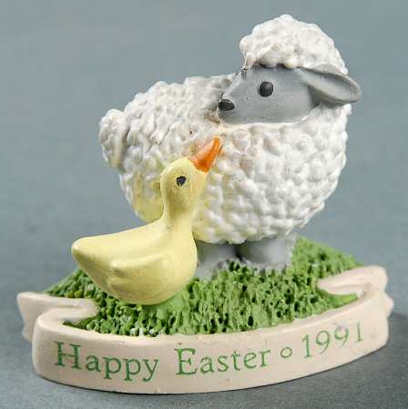 Merry Miniatures 1991 Lamb And Duck - Boxed