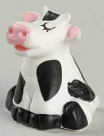 Merry Miniatures 1992 Barnyard Cow - Boxed