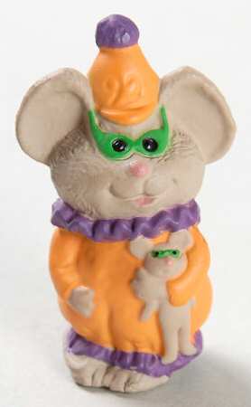Merry Miniatures 1992 Mouse As Clown - Boxed