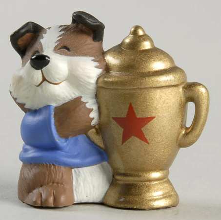 Merry Miniatures 1992 Dog With Trophy - Boxed