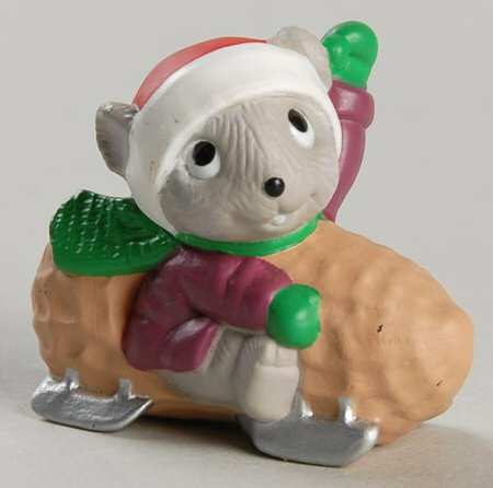 Merry Miniatures 1992 Mouse In Peanut Car - Boxed