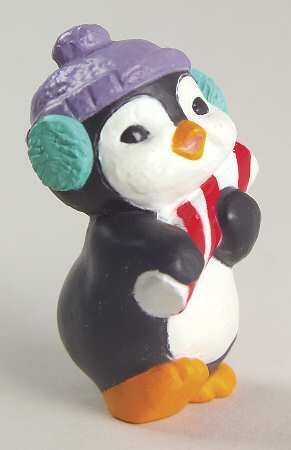 Merry Miniatures 1993 Penguin With Peppermint - Boxed