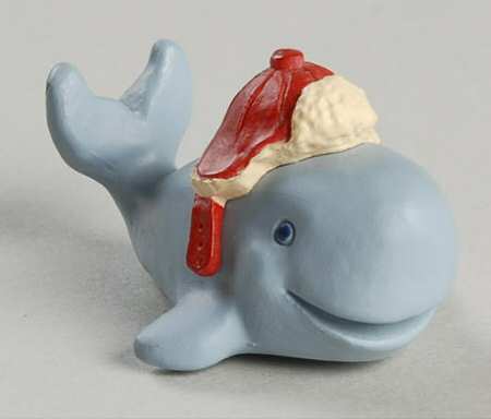 Merry Miniatures 1993 Baby Whale In Hat - Boxed