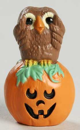 Merry Miniatures 1993 Owl Popping From Pumpkin - Boxed