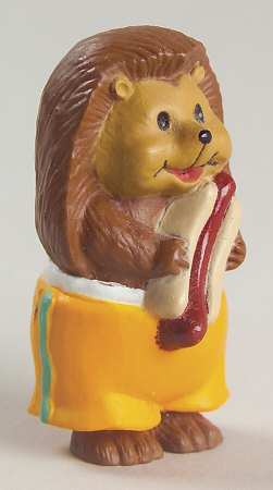 Merry Miniatures 1993 Hedgehog With Hotdog - Boxed