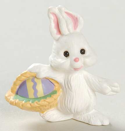 Merry Miniatures 1993 Bunny With Basket - Boxed