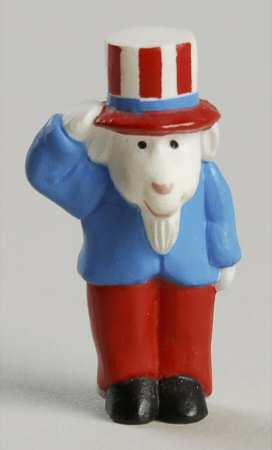 Merry Miniatures 1993 Goat Uncle Sam - Boxed