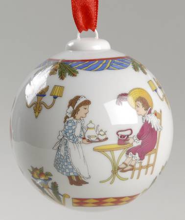 Annual China Christmas Ball Tea Time - Boxed