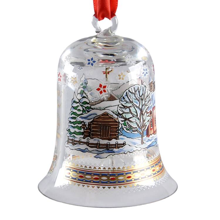 Annual Crystal Christmas Bell Tyrol - Boxed
