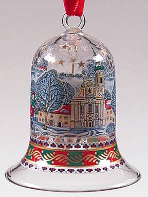 Annual Crystal Christmas Bell Bavaria - Boxed