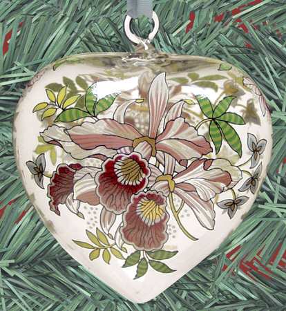 Annual Crystal Spring Heart 1994 Orchid - Boxed