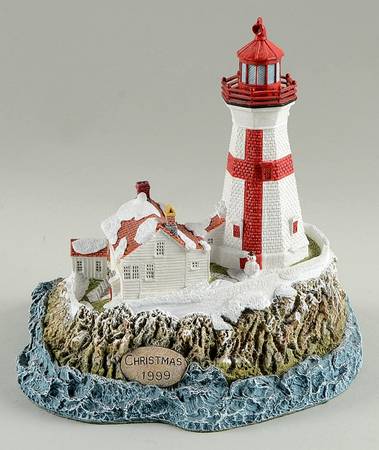 Christmas Lighthouse East Quoddy Head, Canada - Boxed