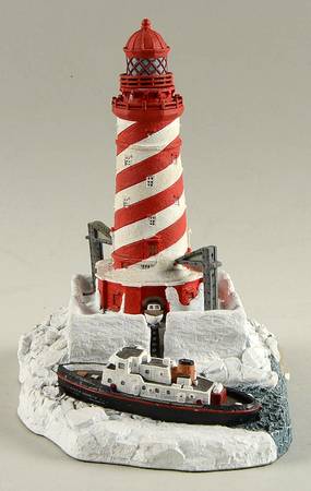 Christmas Lighthouse White Shoal, Mi - Boxed