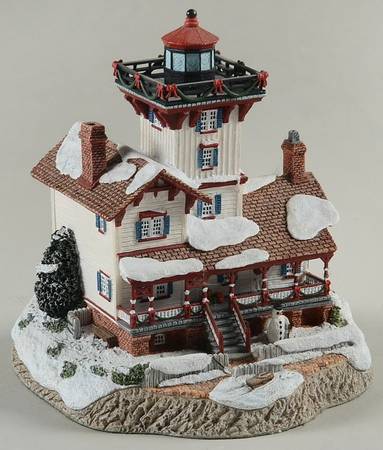 Christmas Lighthouse Hereford Inlet, New Jersey - Boxed